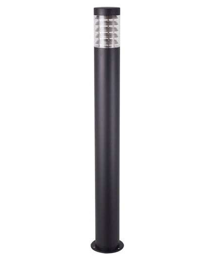 Elanora Exterior Long Bollard ES Black IP44 1000mm - CLA1615LBL-Bollard Lights-CLA Lighting