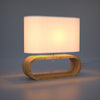 EMIKO Cotemporary Nordic Stype Table Lamp Wood Base E27 White-Table Light-Dropli