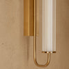 ESTRIADO Matte Brass 6W LED Fluted Glass Wall Light-Wall Light-Lighting Creations