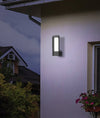 HATHOR Exterior LED Wall Light Dark Grey 9W 3000K IP54 - HATHOR1-Exterior Wall Lights-CLA Lighting