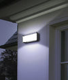 HEKA LED Exterior Wall Light White 13W 3000K IP65 - HEKA2-Exterior Wall Lights-CLA Lighting