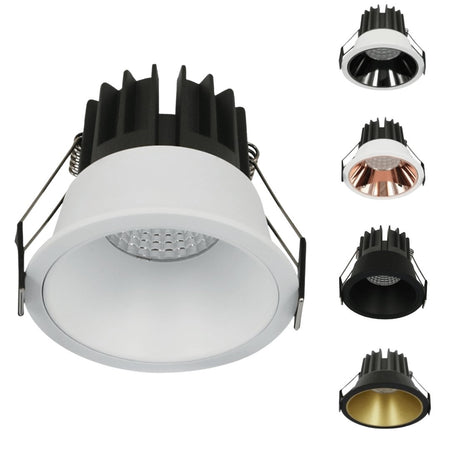 INFINITE 212 12W Low Glare COB Cast Aluminium Dimmable LED Downlight 90mm cut out-LED downlight-LC