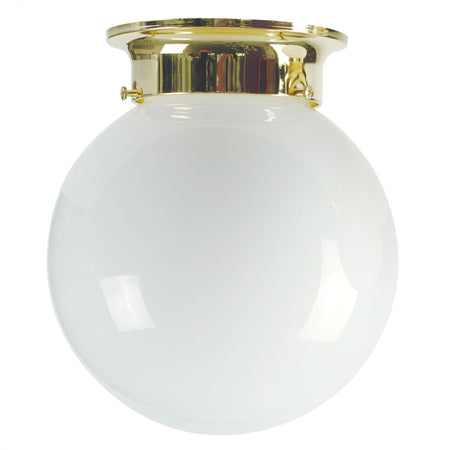 Jetball DIY Glass Ceiling Light 200mm Brass - OL2100/20BP-DIY Batten Fix Lights-Oriel Lighting
