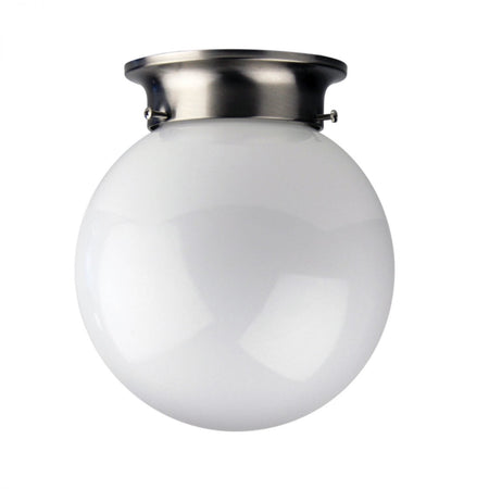 Jetball DIY Glass Ceiling Light 200mm Brushed Chrome - OL2100/20BCH-DIY Batten Fix Lights-Oriel Lighting
