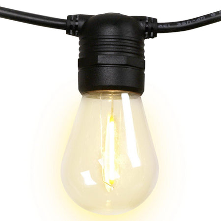50m LED Festoon String Lights 50 S14 Bulbs Kit-Occasions > Lights-Dropli