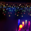 800 LED Christmas Icicle Lights Mutlicolour-Occasions > Lights-Dropli