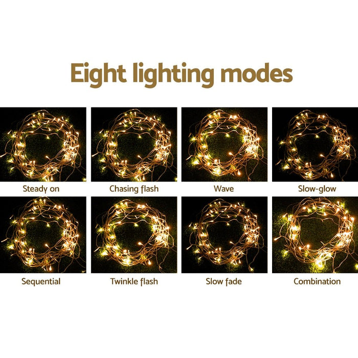 800 LED Christmas Icicle Lights Warm White-Occasions > Lights-Dropli