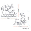 Christmas Motif Lights LED Rope Reindeer Waterproof Colourful Xmas-Occasions > Christmas-Dropli