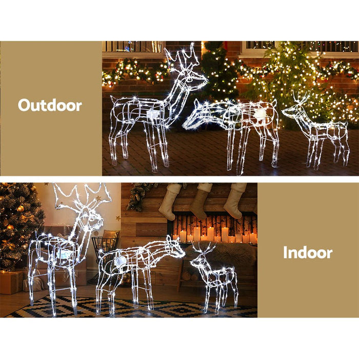 Christmas Motif Lights LED Rope Reindeer Waterproof Outdoor-Occasions > Christmas-Dropli