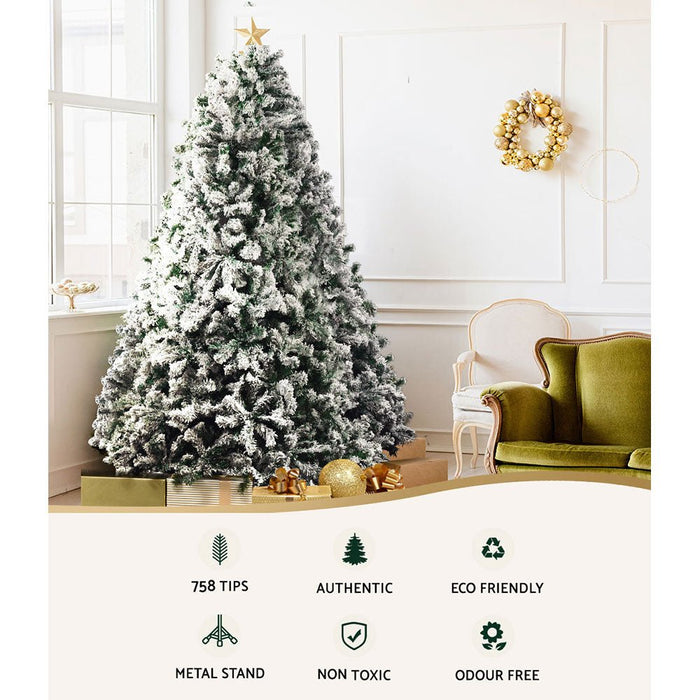 Christmas Tree 1.8M Decorations Snowy 758 Tips-Occasions > Christmas-Dropli