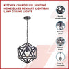 Kitchen Chandelier Lighting Home Glass Pendant Light Bar Lamp Ceiling Lights-Home & Garden > Lighting-Koala Lamps and Lighting
