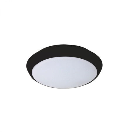 Kore Ceiling Light LED CCT DImmable 200mm Black - OL48620BK-LED Oyster Lights-Oriel Lighting