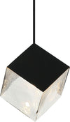 KUBO Black Glass Pendant Light-Pendant Light-Lighting Creations