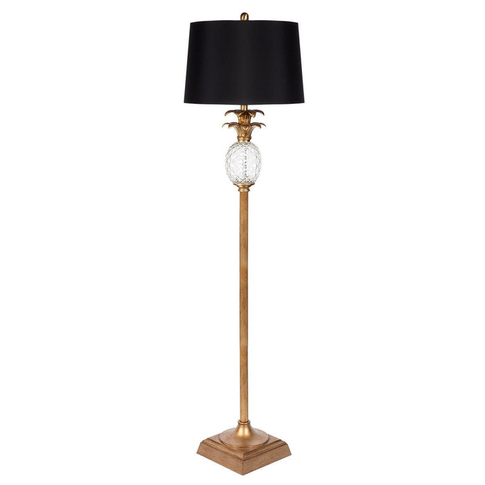 Langley Floor Lamp - Antique Gold-Lighting-Cafe Lighting and Living