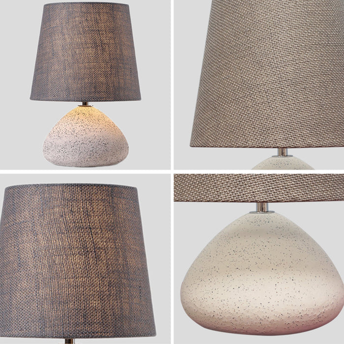 LAURA Stylish Concrete Modern Table Lamp E14 lamp Base-Table Light-Dropli