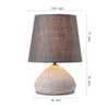 LAURA Stylish Concrete Modern Table Lamp E14 lamp Base-Table Light-Dropli