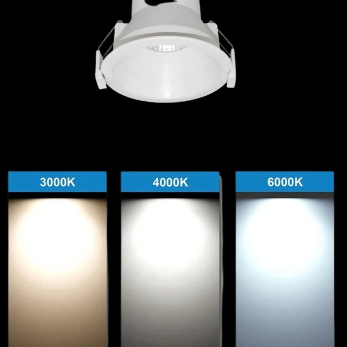 LC310 13W Tri-Colour Dimmable Ultra-low Glare LED Downlight 90mm Cut Out-LED downlight-LC