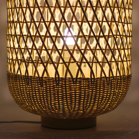 Ophelia Rattan Table Lamp-Table & Floor-Lexi Lighting
