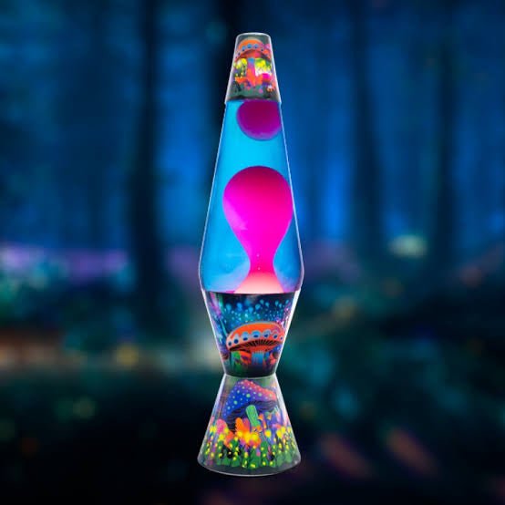 Magic Mushroom Diamond Motion Lava Lamp Dropli, Home & Garden > Lighting, magic-mushroom-diamond-motion