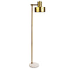 Marlin Floor Lamp - Gold-Floor Standing Lamps-Cafe Lighting and Living