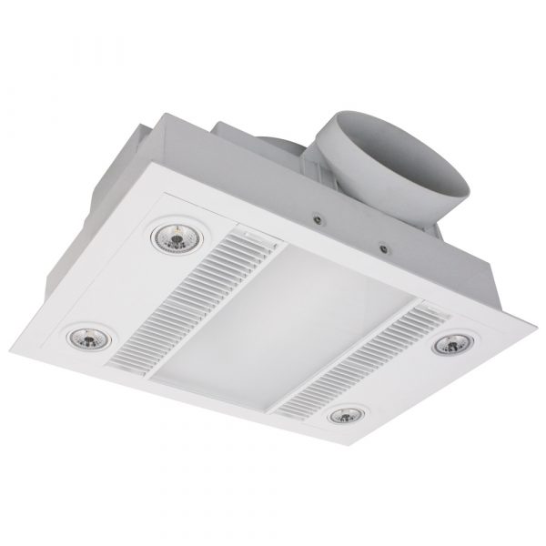 Martec Linear 3 in 1 Bathroom Heater With Exhaust Fan And LED Lights-Bathroom Heaters-Martec