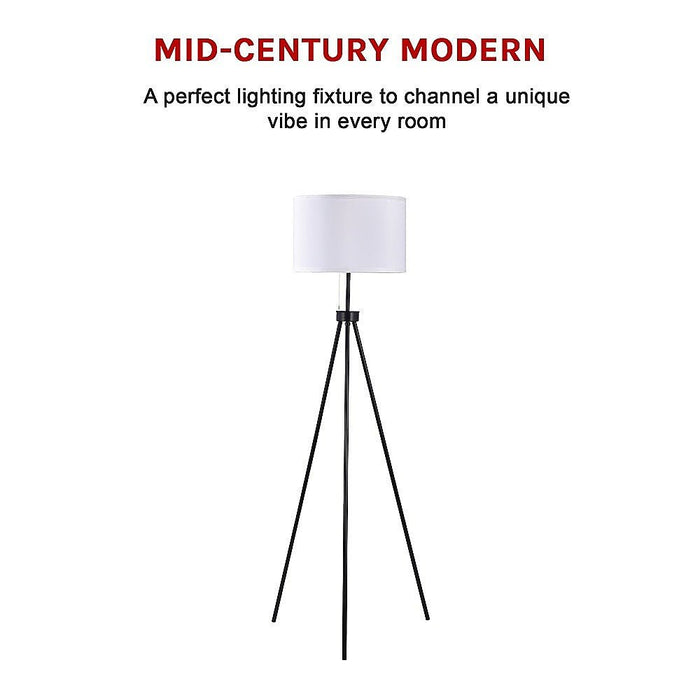 Mid-Century Floor Lamp Modern Tripod Decor Living Room Standing-Home & Garden > Lighting-Koala Lamps and Lighting