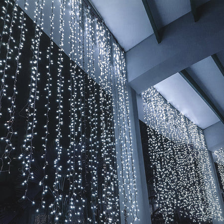 Milano Decor Solar Powered Outdoor Fairy Lights - White - 200 Lights-Home & Garden > Lighting-Dropli