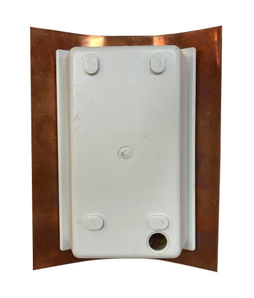NED Exterior Surface Mounted Wall Light Grilled Copper IP54 - NED01-Exterior Wall Lights-CLA Lighting