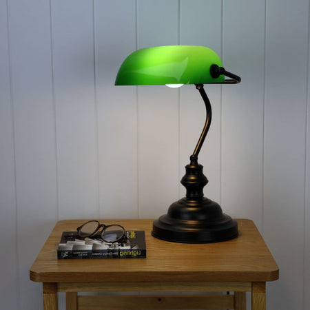Oriel BANKERS - Touch Table Lamp-TABLE LAMPS-Oriel Lighting