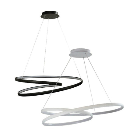 Oriel INFINITY - 50W Modern LED Spiral Ring Pendant - 4000K Kopy, PENDANTS, oriel-infinity-50w-modern-led-spiral-ring-pendant-4000k