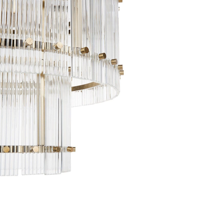 Paloma Pendant - 2 Tier Brass-Pendant Light-Cafe Lighting and Living