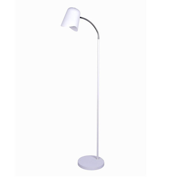 PASTEL Interior Powder Coated Iron Floor Lamp White - PASTEL22FL-Floor Lamps-CLA Lighting