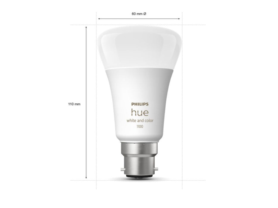 Philips Hue Bulb B22 11W - White & Colour-SMART BULB-Philips Hue