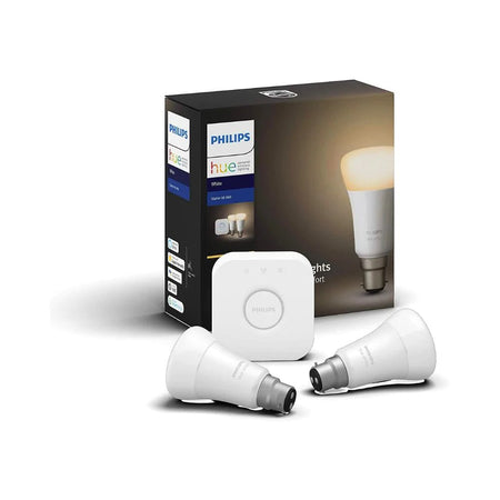 Philips Hue Smart Bulb 9.5W A60 B22 White Bluetooth - Starter Kit-Hue Starter Kits-Philips Hue
