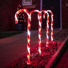 Set of 4 Connectable Candy Cane - 2 Colour Options-Christmas Path Light-Lexi Lighting