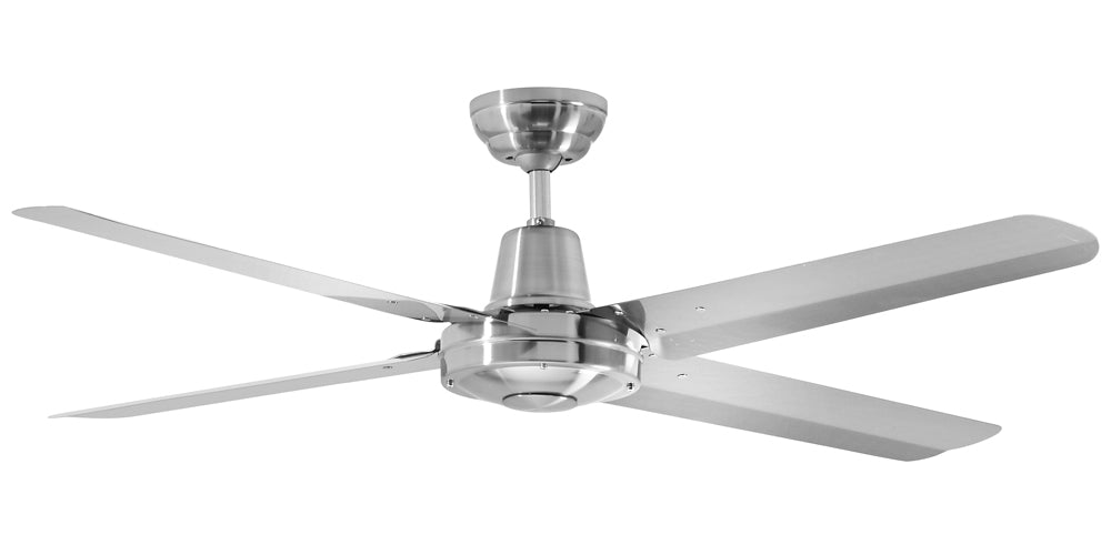 Precision 56" 4 Blade Ceiling Fan Only Brushed Nickel/304 Stainless Blades - MPF3044SS Martec, FANS, precision-56-4-blade-ceiling-fan-only-brushed-nickel-304-stainless-blades-mpf3044ss