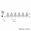 Dual Power Set of 6 LED Tree Stakes-Christmas Path Light-Lexi Lighting