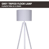 Sarantino Adjustable Height Arc Floor Lamp Antique Brass Shade-Home & Garden > Lighting-Koala Lamps and Lighting