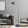 Sarantino Dark Grey Floor Lamp Industrial Chic Adjustable Angle-Home & Garden > Lighting-Koala Lamps and Lighting