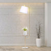 Sarantino Marble & Metal End Table Top Floor Lamp-Home & Garden > Lighting-Koala Lamps and Lighting