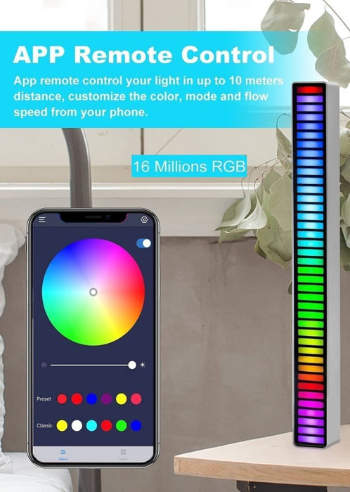 Smart Colorful RGB Music Sync Light Bar with App Control for Gaming, TV and Party (1 Piece) Dropli, Electronics > Computer Accessories, v178-49644