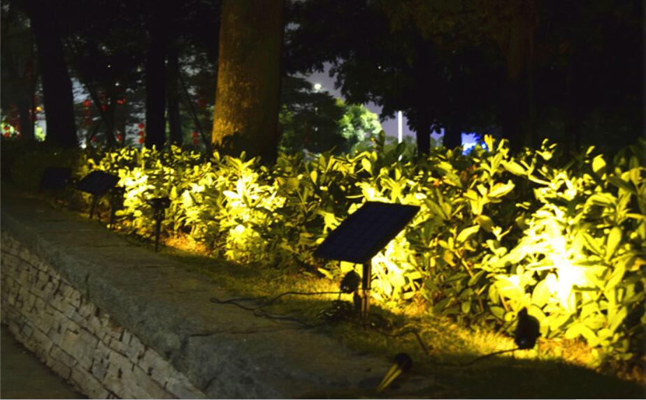 Solar LED Spotlights – Four Adjustable Heads-Home & Garden > Garden Lights-Koala Lamps and Lighting