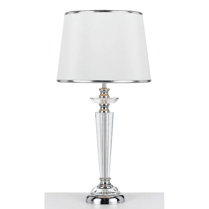 Telbix DIANA - Metal And Crystal Column Table Lamp Telbix, TABLE LAMPS, telbix-diana-metal-and-crystal-column-table-lamp