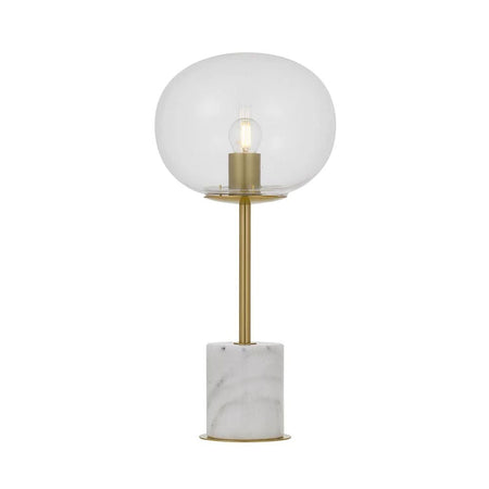 Telbix DIMAS - Metal And Marble Base Table Lamp Telbix, TABLE LAMPS, telbix-dimas-metal-and-marble-base-table-lamp