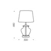 Telbix JUNE - 25W Table Lamp Telbix, TABLE LAMPS, telbix-june-25w-table-lamp