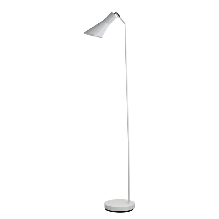 Thor 1 Light Floor Lamp White - OL93933WH-Floor Lamps-Oriel Lighting