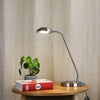 Timo LED Desk Lamp Brushed Chrome-TABLE AND FLOOR LAMPS-Oriel