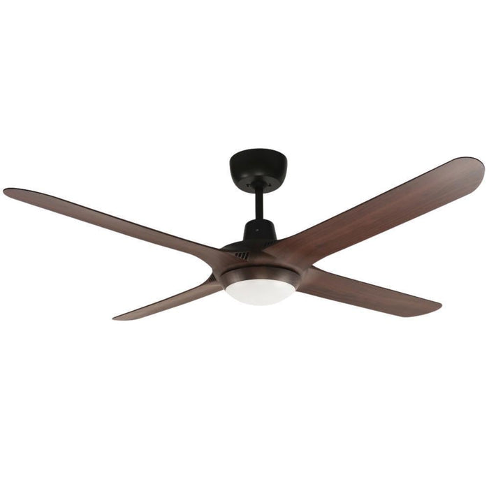 Ventair SPYDA-50-LIGHT - 4 Blade 1250mm 50" Fully Moulded PC AC Ceiling Fan With 20W LED Light-FANS-Ventair
