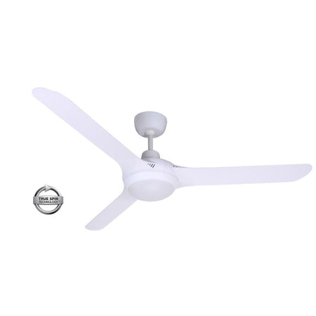 Ventair SPYDA-62-LIGHT - 3 Blade 1570mm 62" Fully Moulded PC AC Ceiling Fan With 20W LED Light-FANS-Ventair